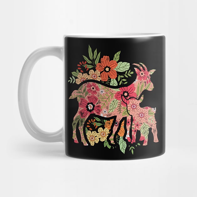 Farm Flower Goat by shirtsyoulike